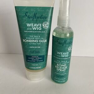 Shea Moisture Wig & Weave Tea Tree‎ & Borage Seed Oil Bond Glue & Release Spray